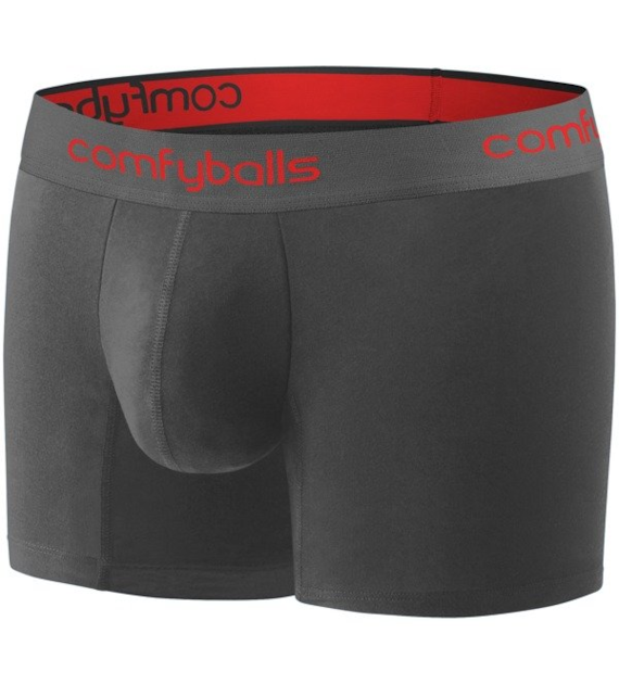 LONG COTTON 11-23 Charcoal Red S