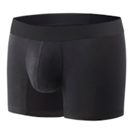Long Cotton 11-72 Black No Show Cotton XXXL