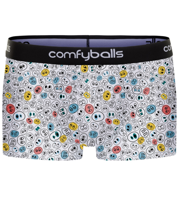 COMFYBALLS REGULAR SMILEY WHITE COTTON 10-X48 M