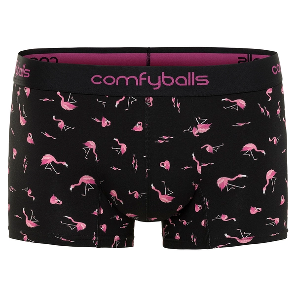REGULAR COTTON BLACK FLAMINGO L