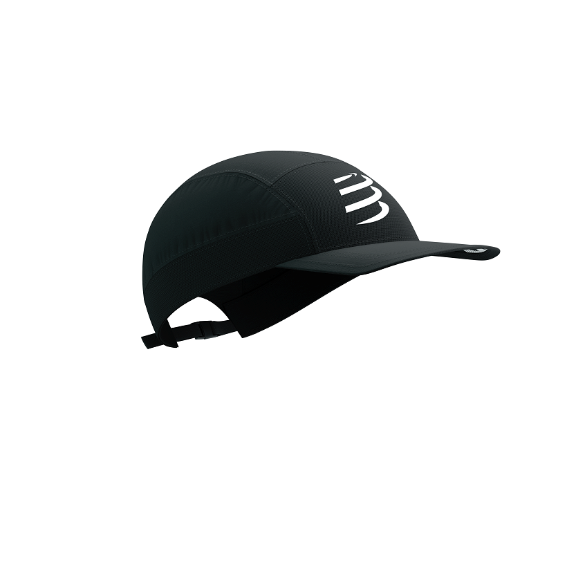 5 Panel Light Cap BLACK