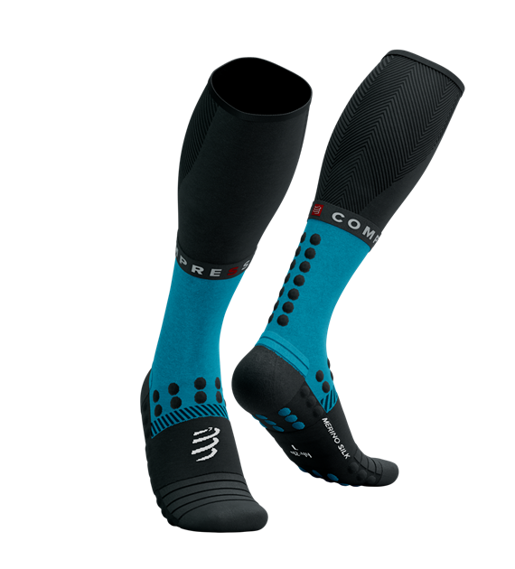 Full Socks Winter Run MOSAIC BLUE/BLACK T2