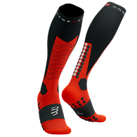 Ski Mountaineering Full Socks BLACK/RED T2