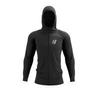 3D Thermo Seamless Hoodie Zip BLACK XL