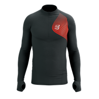 Winter Trail Postural LS Top M BLACK / Red XL