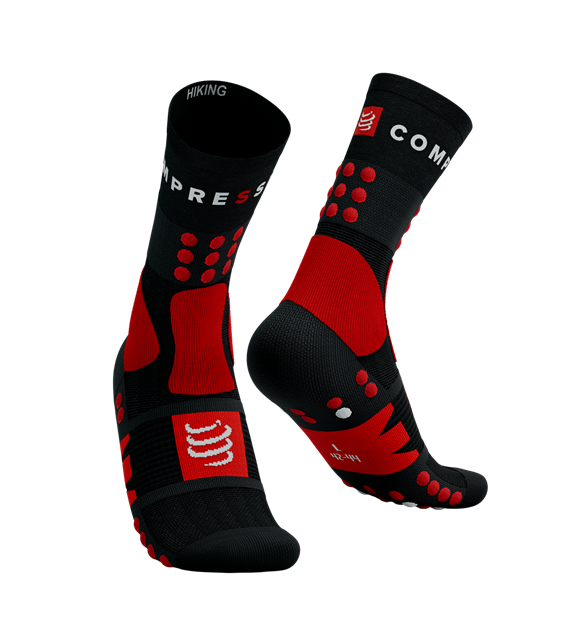 Hiking Socks BLACK/CORE RED/WHITE T3
