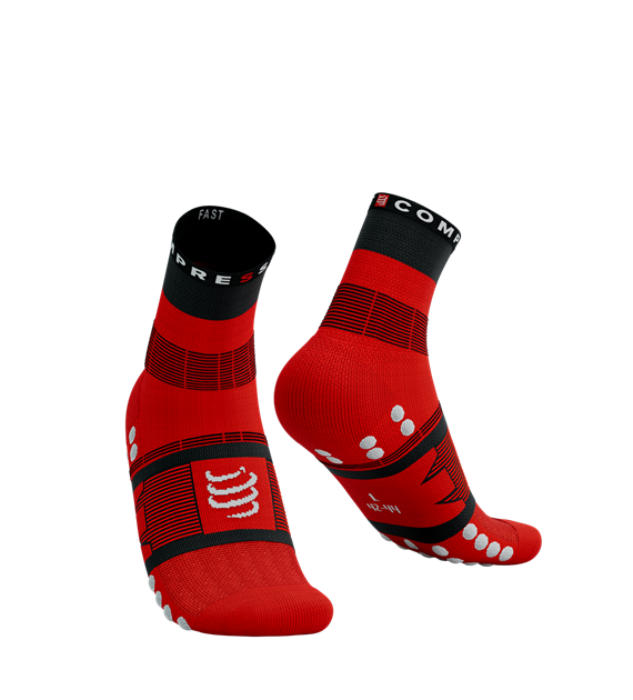 Fast Hiking socks BLACK/CORE RED/WHITE T1