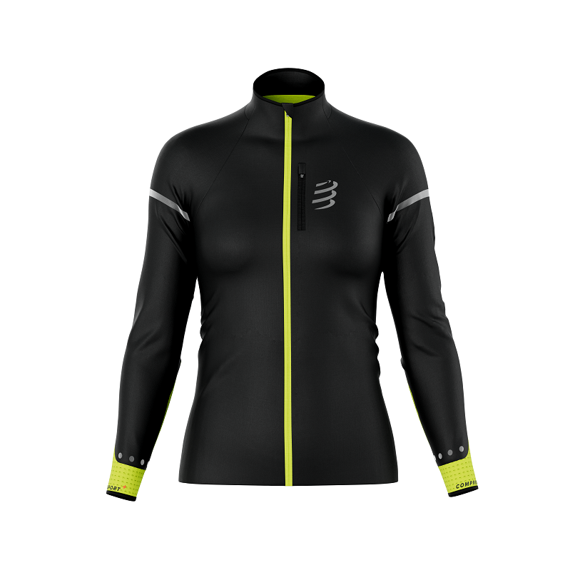 Hurricane Windproof Jacket Flash W BLACK/FLUO S