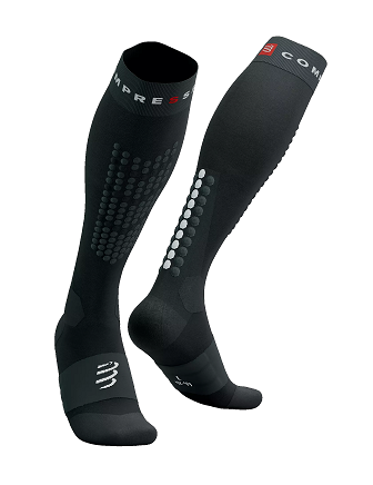 Alpine Ski Full Socks BLACK/STEEL GREY T4