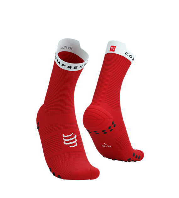 Pro Racing Socks v4.0 Run High RED/WHITE T1