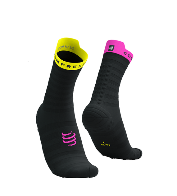 Socks v4.0 Ultralight RunHigh BLACK/YELLOW/PINK T3