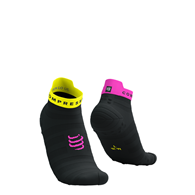 Socks v4.0 Ultralight Run Low BLACK/YELLOW/PINK T3