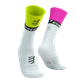 Mid Compression Socks V2.0 WHITE/SAFE YELLOW T1