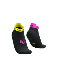 Socks v4.0 Ultralight Run Low BLACK/YELLOW/PINK T4