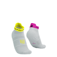 Pro Racing Socks v4.0 Run Low WHITE/YELLOW/PINK T4