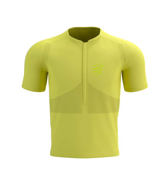 Trail Half-Zip Fitted SS Top GREEN SHEEN XL