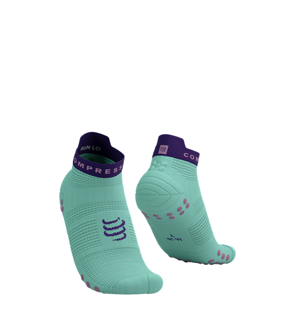 Pro Racing Socks v4.0 Run Low SHELL BLUE/PURPLE T1