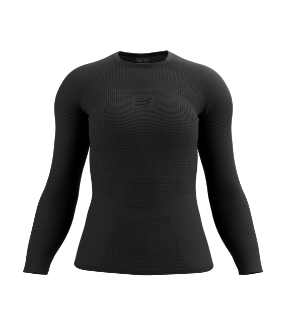 On/Off Base Layer LS Top W BLACK XS