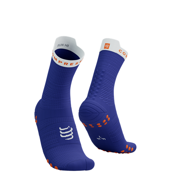 Pro Racing Socks v4.0 Run High DAZZ BLUE/WHITE T2