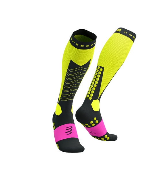 Ski Mountaineering Full Socks SAFE YELLOW/BLACK T1