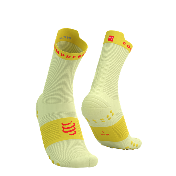 Pro Racing Socks v4.0 Run High ELF YELLOW/F.RED T4