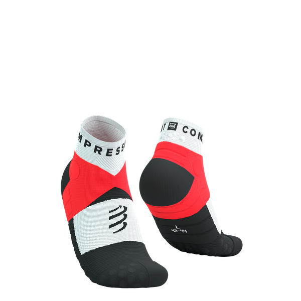 Ultra Trail Low Socks FLUO RED/WHITE T1