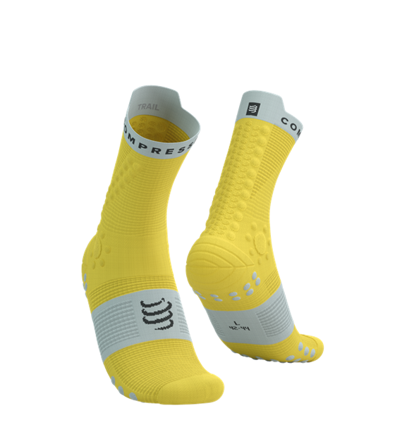 Pro Racing Socks v4.0 Trail MAIZE/DAWN BLUE T1