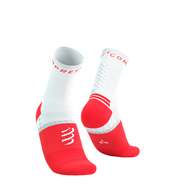 PRO MARATHON SOCKS V2.0 FLUO RED/WHITE T1