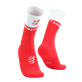 MID COMPRESSION SOCKS V2.0 FLUO RED/WHITE T2