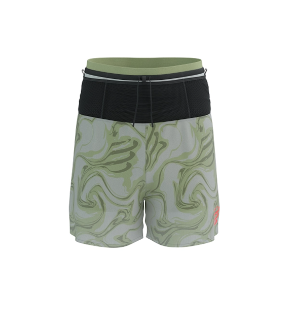 TRAIL RACING 2-IN-1 SHORT M GREEN CAMO L