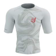 TRI POSTURAL AERO SS TOP M WHITE PRINT S