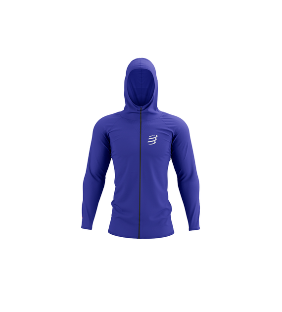 3D Thermo Seamless Hoodie Zip DAZZ BLUE XS