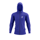 3D Thermo Seamless Hoodie Zip DAZZ BLUE XS