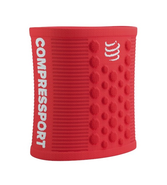 SWEATBANDS 3D.DOTS FLUO RED/WHITE UNIQ SIZE