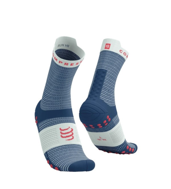 PRO RACING SOCKS V4.0 RUN HIGH BLUES/SUGAR T1