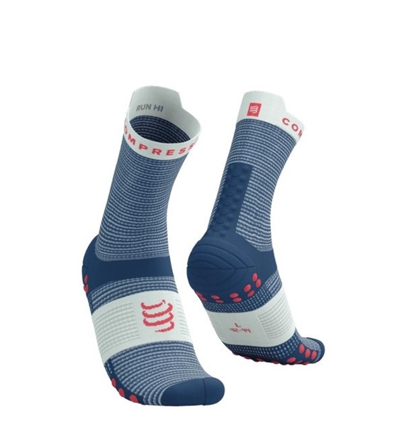 PRO RACING SOCKS V4.0 RUN HIGH BLUES/SUGAR T4