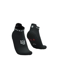 PRO RACING SOCKS V4.0 RUN LOW BLACK/WHITE T1