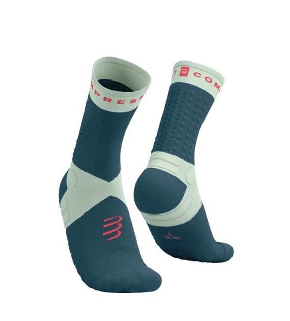 ULTRA TRAIL SOCKS V2.0 STARGAZER/AQUA/FLUO RED T1