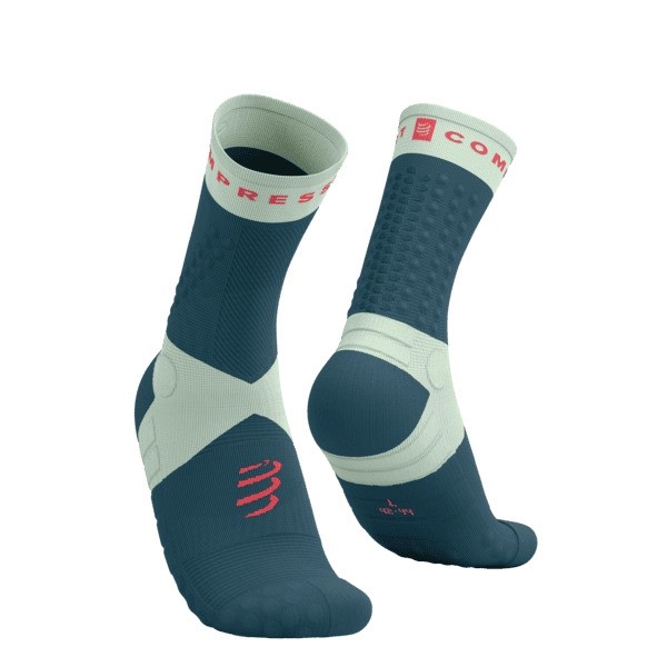 ULTRA TRAIL SOCKS V2.0 STARGAZER/AQUA/FLUO RED T4