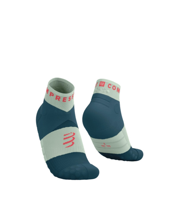 ULTRA TRAIL LOW SOCKS STARGAZER/AQUA/FLUO RED T3