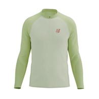 TRAIL HZ LS TSHIRT M SUGAR/SHADOW LIME L