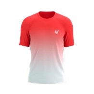 PERFORMANCE SS TSHIRT M FLUO RED/WHITE L