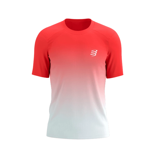 PERFORMANCE SS TSHIRT M FLUO RED/WHITE XXL