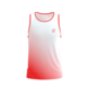 PERFORMANCE SINGLET M FLUO RED/WHITE XL
