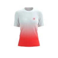 PERFORMANCE SS TSHIRT W FLUO RED/WHITE L