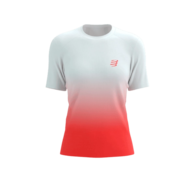 PERFORMANCE SS TSHIRT W FLUO RED/WHITE L