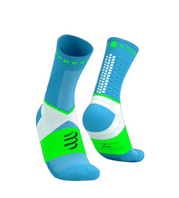 Ultra Trail Socks V2.0 NORSE BLUE/NEON GREEN T4