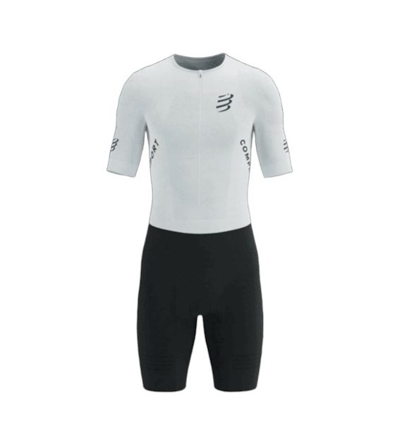 Aero Seamless SS Trisuit M WHITE/BLACK S