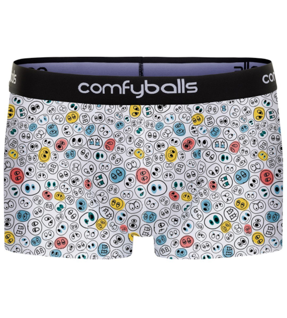 COMFYBALLS REGULAR SMILEY WHITE COTTON 10-X48 L