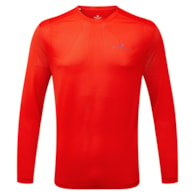Men's Tech L/S Tee Flame/Dark Cobalt XL